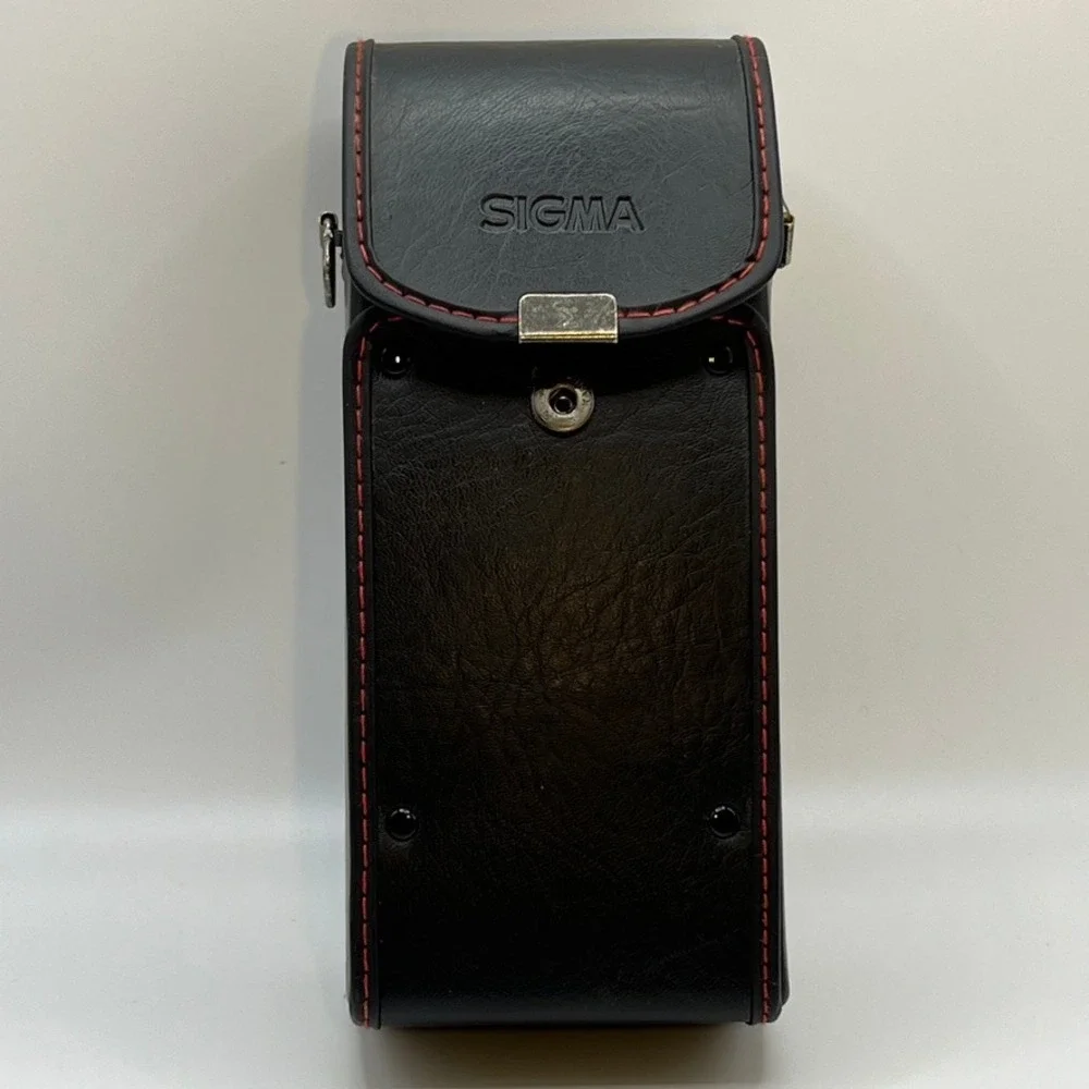 Sigma NC-00 Padded Leather Hard Lens Case Vintage 90s Japan